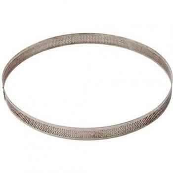 Lacor - 68544 - Molde Aro Redondo Perforado 24x2cm Inox.