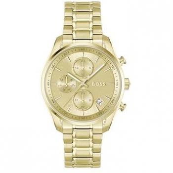 Reloj de mujer Boss Grand Tour 1502768 multifunción de acero dorado