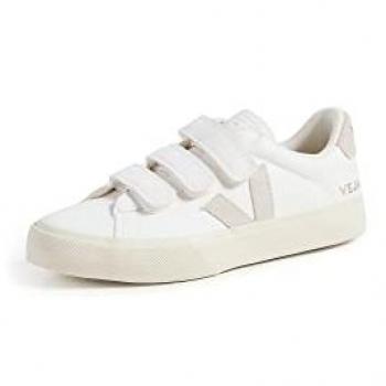 VEJA Recife Logo Chromefree Leather Extra White Natural Trainers