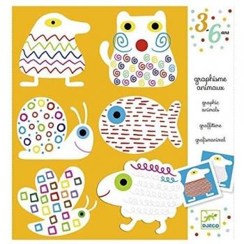 Djeco DJ08939 - Juego educativo Parvularios Grafisanimal
