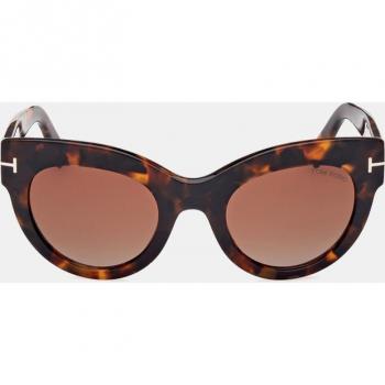 Gafas de sol cat eye para mujer Tom Ford Lucilla en acetato marrón unisize