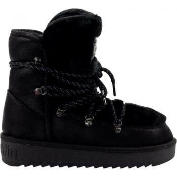Botas Negras D. FRANKLIN para Mujer - Plataforma 4cm - Cordones
