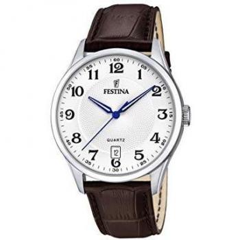 Festina Reloj Analógico para Hombre de Cuarzo con Correa en Cuero F20426/1