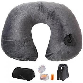 EchoAcc® En Forma de U-almohada Inflable, el Papel de la Asistencia Sanitaria, la Descompresión y el Cuello de Retención, Fácil de Llevar