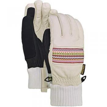 Burton WB Free Range GLV - Guantes para Mujer, Mujer, Color Blanco, tamaño Medium