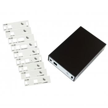 Funda para equipo Mikrotik CA411-711, color negro, resistente y adecuada para modelos RB411, RB911, RB912 y RB922