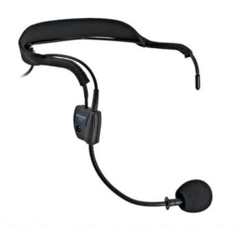 Shure WH20XLR Dynamic Headset Microphone with Cardioid Pickup Pattern