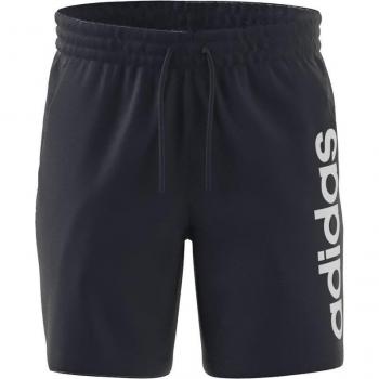 Pantalones cortos adidas AEROREADY Essentials negro hombre, tejido de jersey sencillo, tecnología AEROREADY para gestión de la humedad, diseño con logo lineal en color blanco, talla XS