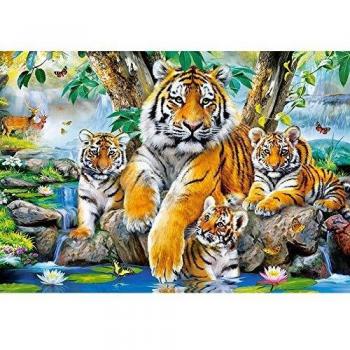 Castorland Tigers by the Stream 1000-Piece Puzzle