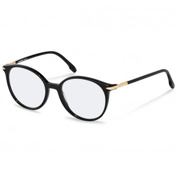 Rodenstock R5364 A Women's Eyeglasses Black Size 52 (Frame Only) - Blue Light Block Available