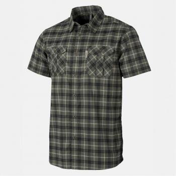 Camisa de hombre Fortune Ternua, manga corta, color verde, talla M