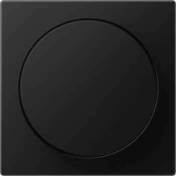 JUNG A-range Matte Graphite Black Rotary Dimmer Knob with Cover Plate (A 1740 BF SWM)
