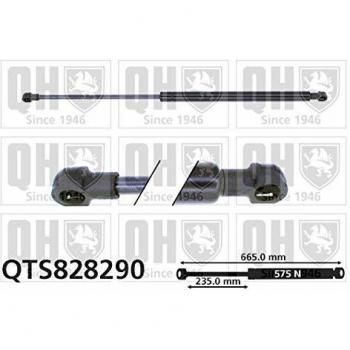 Amortiguador de maletero QUINTON HAZELL RENAULT QTS828290 575N