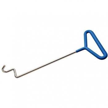 Gancho Extractor de Escape BGS 121 - Herramienta Profesional para Desmontaje de Gomas del Colector, Longitud 300 mm
