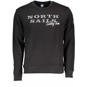 North Sails Men's Black Cotton Sweater - Size Medium