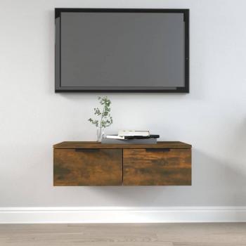 Armario de pared madera contrachapada roble ahumado 68x30x20 cm y Armario de pared madera de ingeniería 68x30x20 cm en colores Blanco, Negro, Roble Sonoma - Mueble Almacen