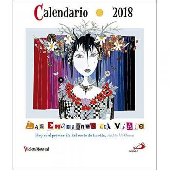 Calendario CD 2018. Las emociones del viaje - Violeta/equipo San Pablo Monreal Díaz