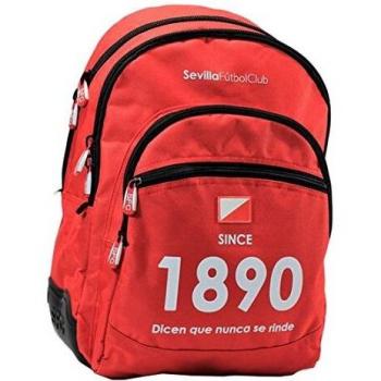 Seva Sevilla 4508400 FC Mochila Escolar, 42 cm, Rojo