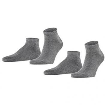 Falke Happy Men's Ankle Socks - 2-Pack, Cotton, Size 43-46