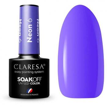 Claresa Esmalte Semipermanente Soak Off 6 Neon - 5 g