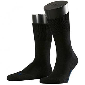Falke Black Sport Spirit Run Crew Socks Unisex Size 5.5-7.5