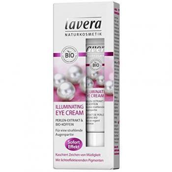 Lavera Cuidado Facial Iluminador Crema de ojos perla, 1er Pack