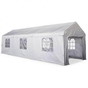 Carpa de Recepción 3x9m Burdigala Blanca con Conectores Metálicos
