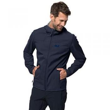 Jack Wolfskin Northern Point - Chaqueta Softshell para Hombre, Primavera/Verano, Northern Point, Hombre, Color Azul