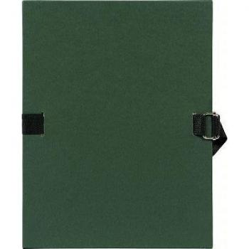 Carpeta Documental A4 Extensible de Cartón Verde Oscuro con Lomo Deformable hasta 120mm - Exacompta 733E