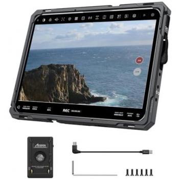 Accsoon Expandable Protective Case for SeeMo iPad Monitor with NP-F Battery Plate Adapter and Aluminum Alloy Construction