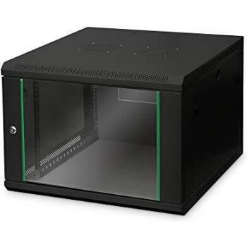 Armario rack Digitus DN-19 07U-6/6-EC-SW, 7U, Carcasa de pared de la serie Dynamic Basic, dimensiones 600 x 450 mm (ancho x profundidad), diseño para