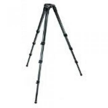 Manfrotto CF 3-Stage Carbon Fiber Video Tripod with Max Height 203 cm