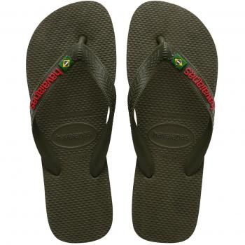 Havaianas Chanclas de dedo niÃ±os Brasil logo verde