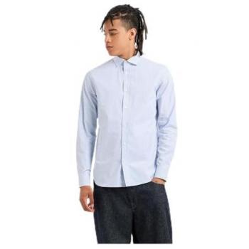 Armani Exchange Men's Regular Fit Blue Striped Shirt Size S