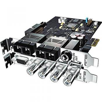 RME HDSPe MADI FX - PCIe MADI Audio Interface with 194 Inputs/196 Outputs, 24-bit/192 kHz, AES/EBU I/O, Analog Stereo Out, MIDI, Word Clock and Seamless Red