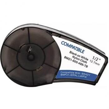 CVT - Cinta de nailon compatible para Brady BMP21 Negro / Blanco M21-500-499-TB para impresoras matricial Bmp21-plus, BMP21, PaL, LABPaL, Bmp21-Lab