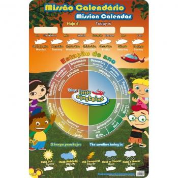 Lámina Didáctica Portugués Calendario Little Einsteins 59.5x40cm
