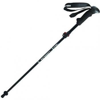 TREKMATES Lock Lite Pole - bastón de Senderismo de Aluminio Ultralight, 110-125 cm, 270 g, Solo 37 cm Plegado