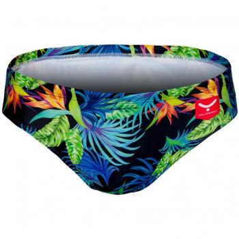 TAYMORY Tropic Bañador Slip, Hombre, Verde, M