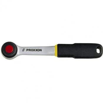 PROXXON 23 094 Carraca Recta Estándar 3/8, La Más Acreditada, rojo