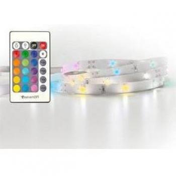 Tira LED RGB 2m 6W Regulable con Mando a Distancia
