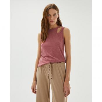 Top De Mujer Cut Out - System Action TO307 Rosa