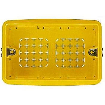 CAJA DE EMPOTRAR 3 ELEMENTOS, PACK DE 20 UNIDADES.