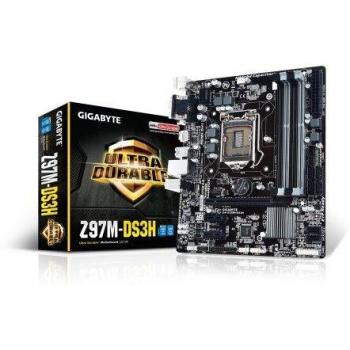 Placa base gigabyte intel z97mds3h lga 1150 4ddr3 dvi hdmi raidusb 3.0 micro atx