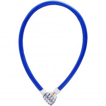 Candado de Combinación para Bicicleta, Cable Azul de 60 cm