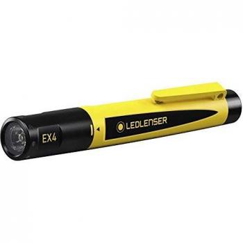 Linterna LED Lenser EX4 ATEX - 50 Lúmenes, Zona 0/20, Protección contra explosiones, Alcance de 35 metros