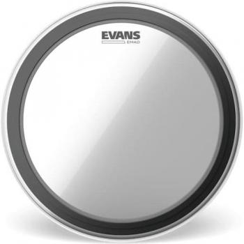 Evans 16 EMAD Clear Bass Drum Head with Tom Hoop Fit