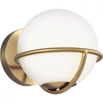 Aplique de pared Apollo latón bruñido 17,1 cm - Elstead - Aplique de pared Apollo Latón - Latón
