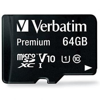 Verbatim Tarjeta de memoria microSDXC 64 GB Class 10 UHS-1