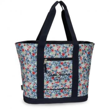 Pepe Jeans Bella Bolso Bandolera, 44 cm, 22.18 Litros, Multicolor